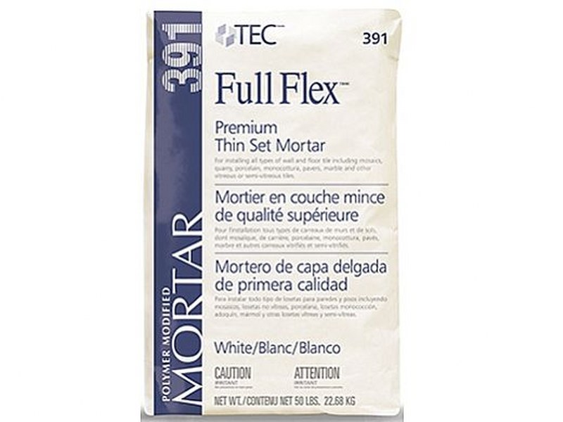 FULL FLEX PREM THINSET WHITE 50# MORTAR